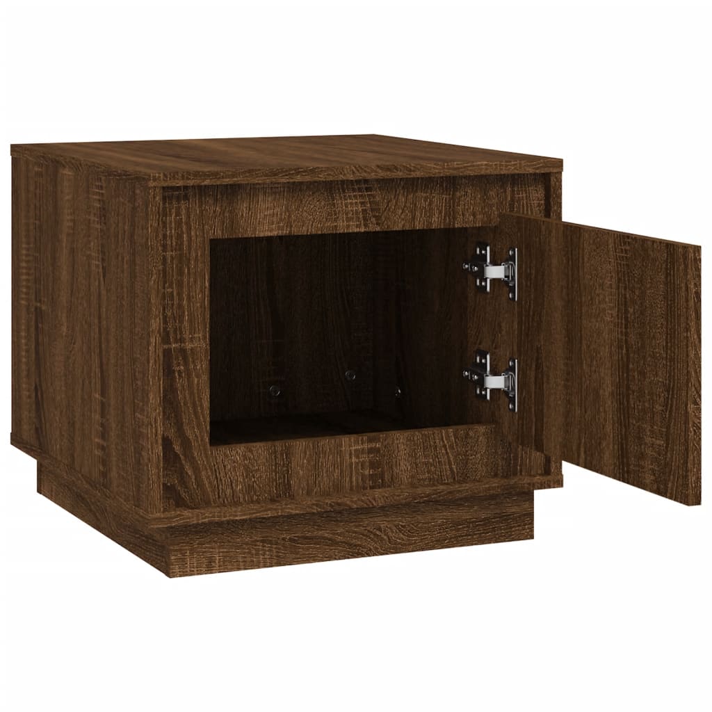 Couchtisch Braun Eichen-Optik 51x50x44 cm Holzwerkstoff