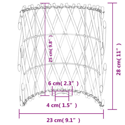 Lampenschirm Ø23x28 cm Korbweide