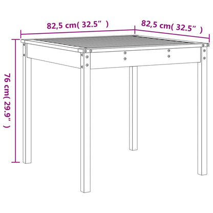 3-tlg. Garten-Bistro-Set Honigbraun Massivholz Kiefer