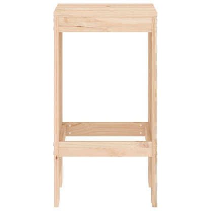 Tabourets de bar 2 pcs. 40x36x75 cm en bois de pin massif