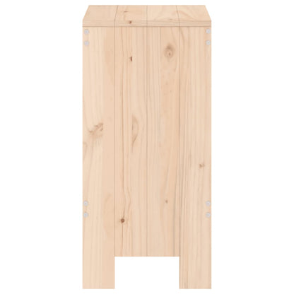 Tabourets de bar 2 pcs. 40x36x75 cm en bois de pin massif