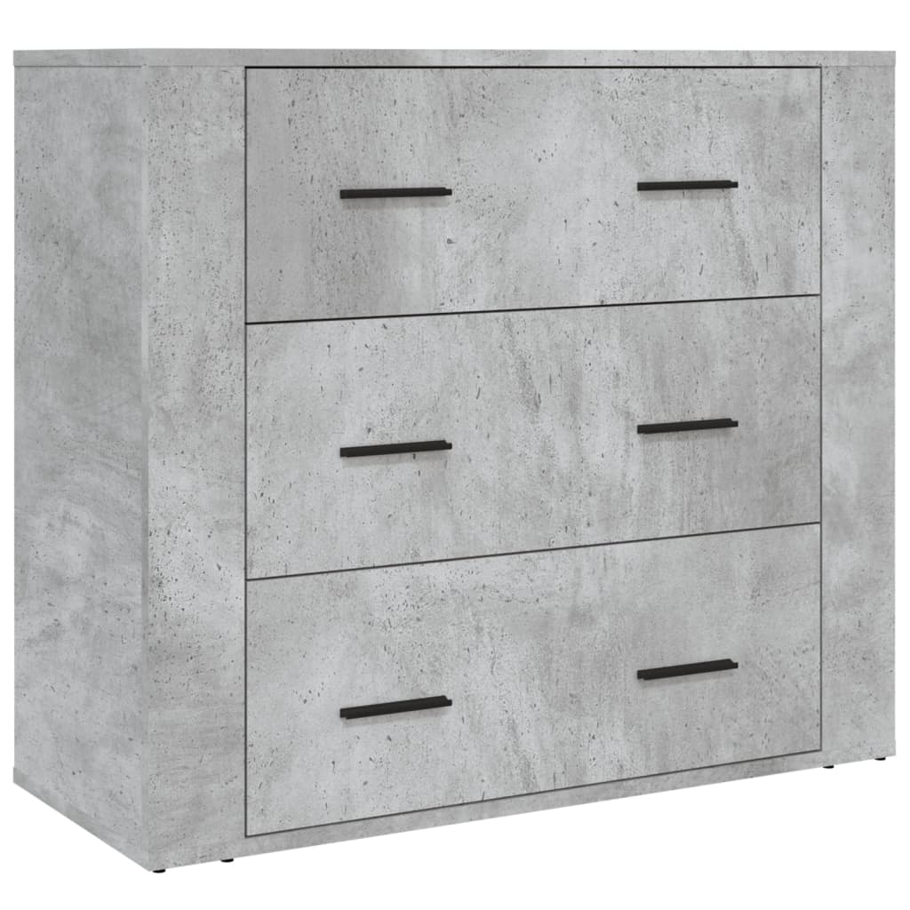 Highboard Betongrau Holzwerkstoff