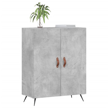 Buffet gris béton 69,5x34x90 cm en bois