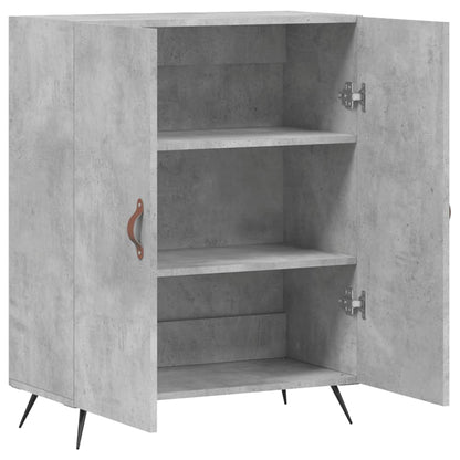 Buffet gris béton 69,5x34x90 cm en bois