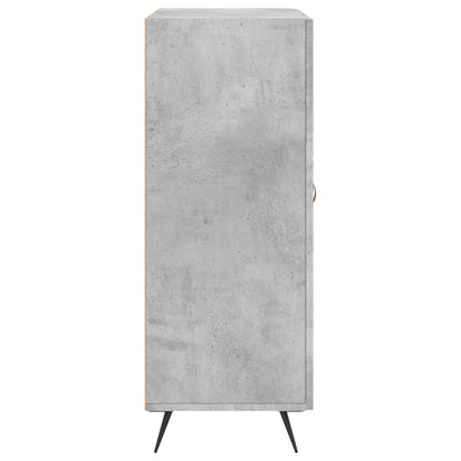 Buffet gris béton 69,5x34x90 cm en bois