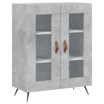 Buffet gris béton 69,5x34x90 cm en bois