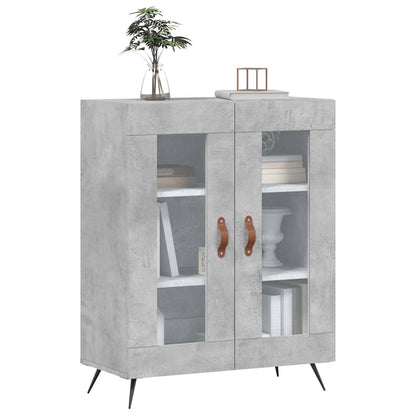 Buffet gris béton 69,5x34x90 cm en bois