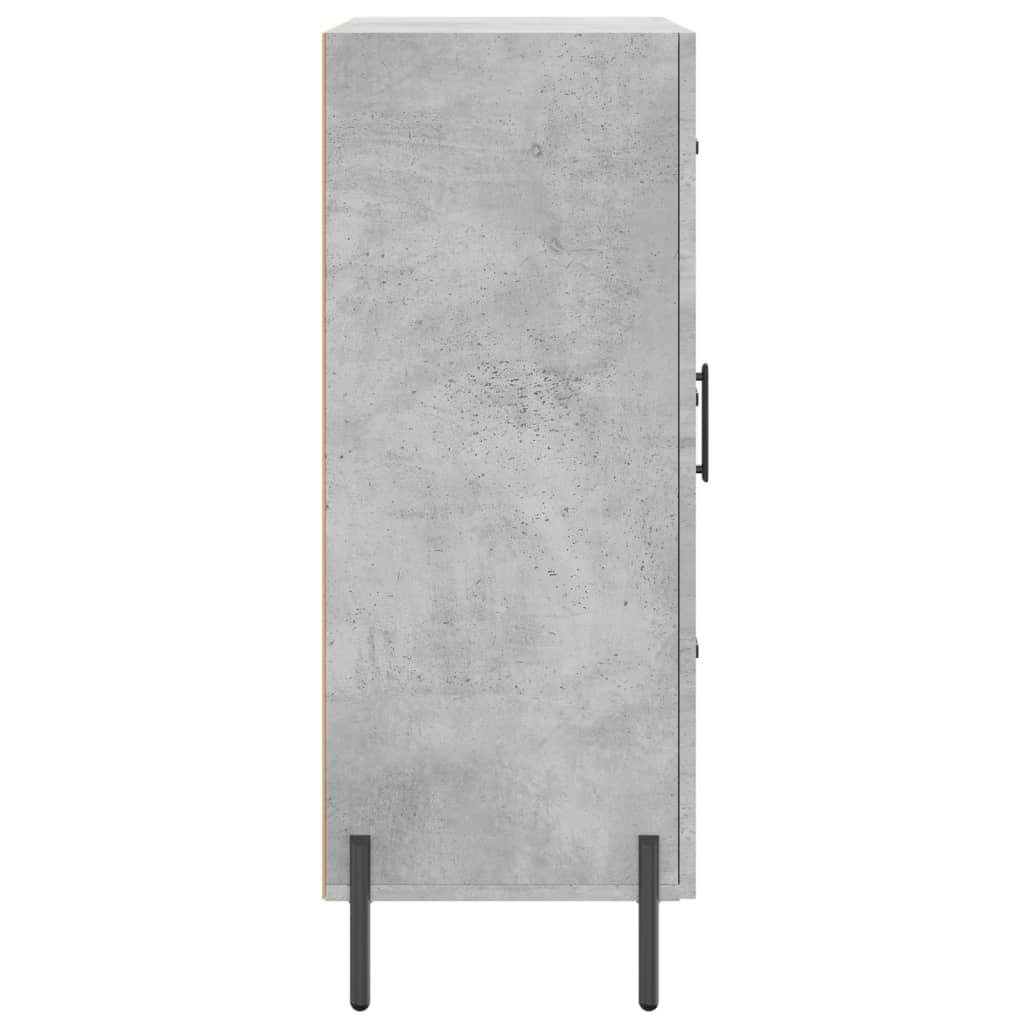 Buffet gris béton 69,5x34x90 cm en bois