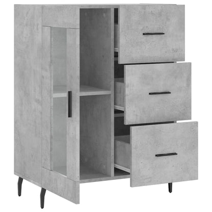 Sideboard Betongrau 69,5x34x90 cm Holzwerkstoff