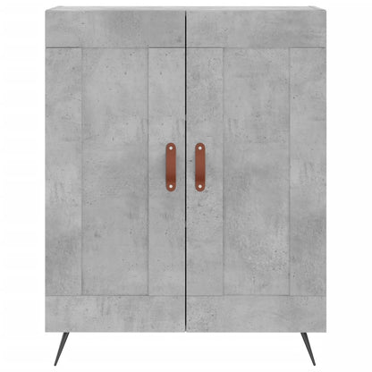 Buffet gris béton 69,5x34x90 cm en bois