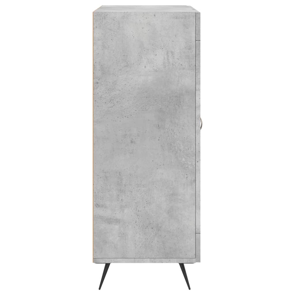 Buffet gris béton 69,5x34x90 cm en bois