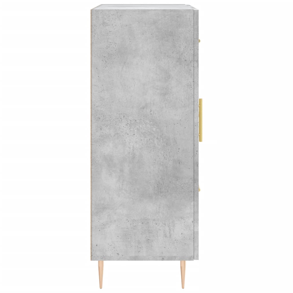 Buffet gris béton 69,5x34x90 cm en bois