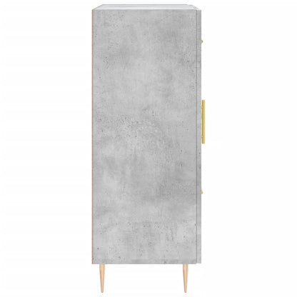 Buffet gris béton 69,5x34x90 cm en bois