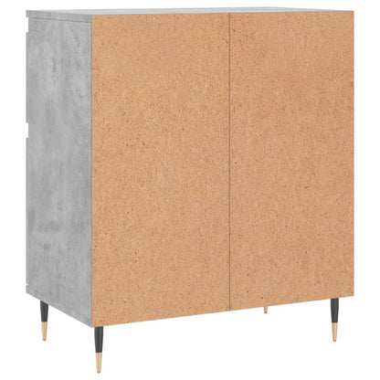 Buffet gris béton 60x35x70 cm en bois