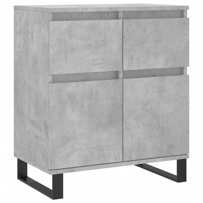 Buffet gris béton 60x35x70 cm en bois