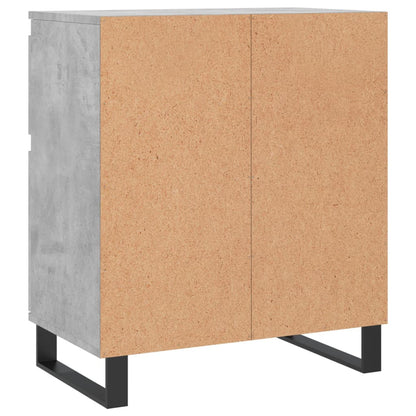 Buffet gris béton 60x35x70 cm en bois