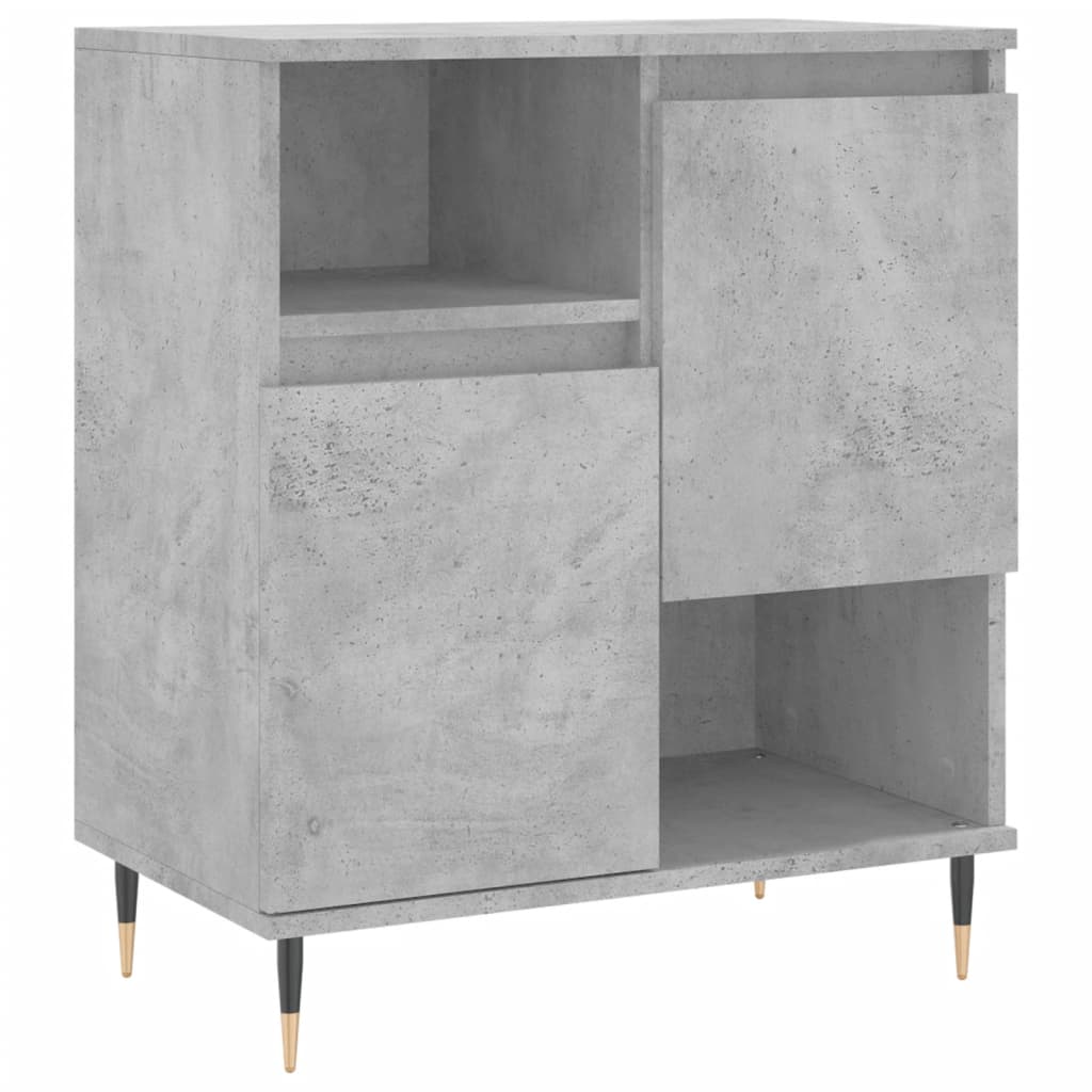 Sideboard Betongrau 60x35x70 cm Holzwerkstoff