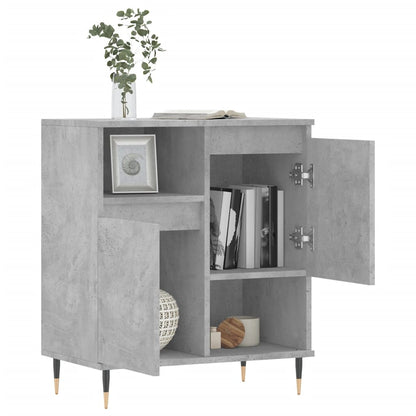 Sideboard Betongrau 60x35x70 cm Holzwerkstoff