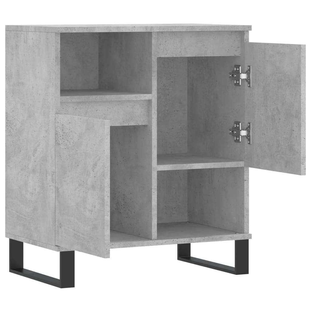 Sideboard Betongrau 60x35x70 cm Holzwerkstoff