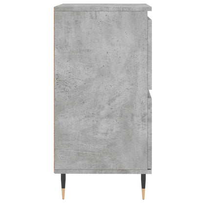 Buffet gris béton 60x35x70 cm en bois