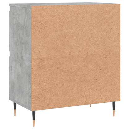 Buffet gris béton 60x35x70 cm en bois