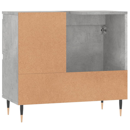 Meuble de salle de bain gris béton 65x33x60 cm en bois