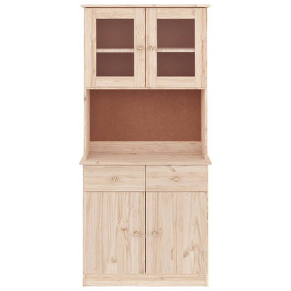 Highboard ALTA 77x35x165 cm Massivholz Kiefer