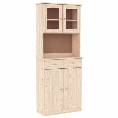 Highboard ALTA 77x35x188 cm Massivholz Kiefer