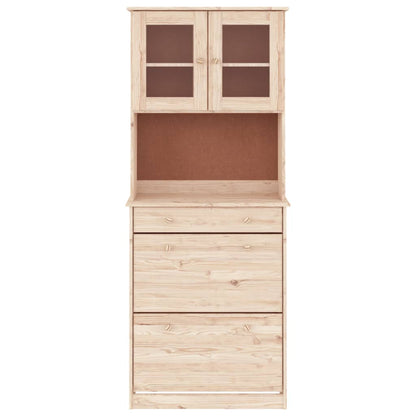 Highboard ALTA 77x35x188 cm Massivholz Kiefer