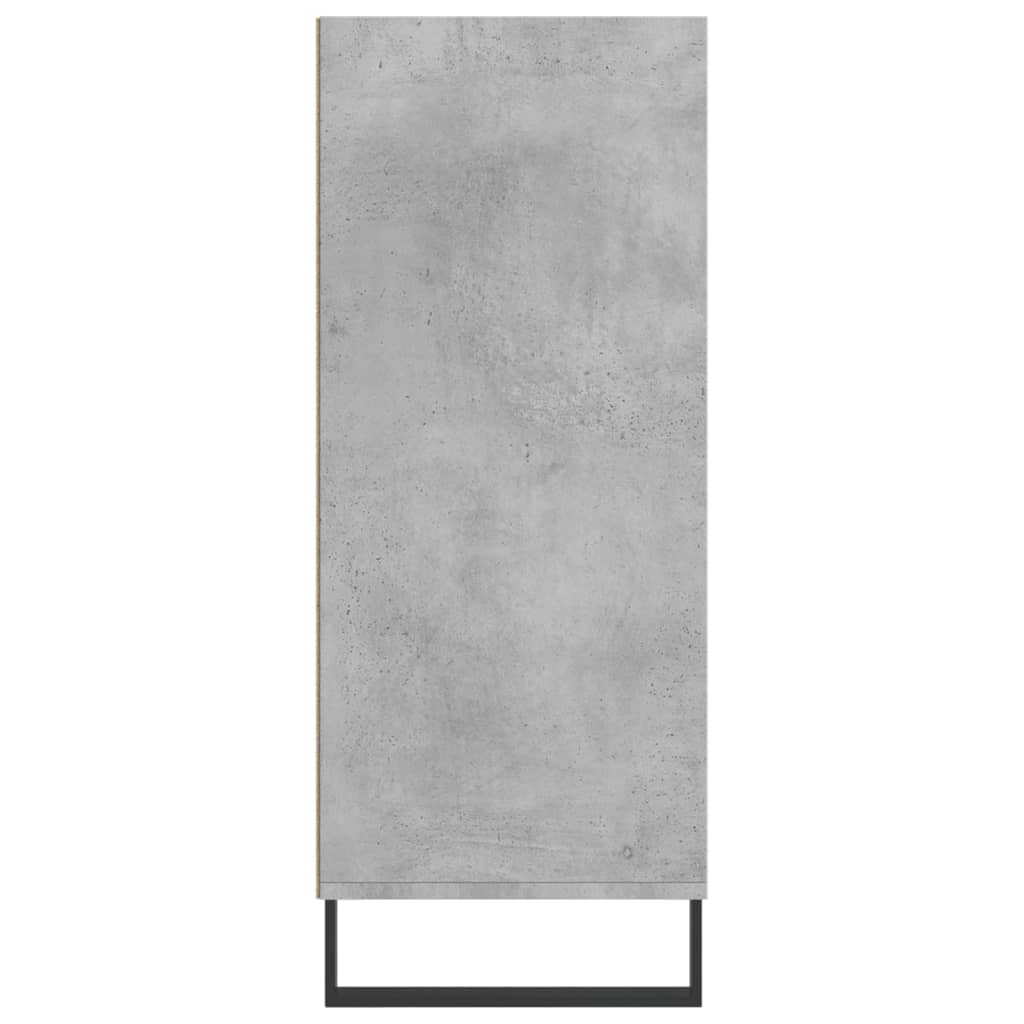 Alacena hormigón gris 57x35x90 cm de madera