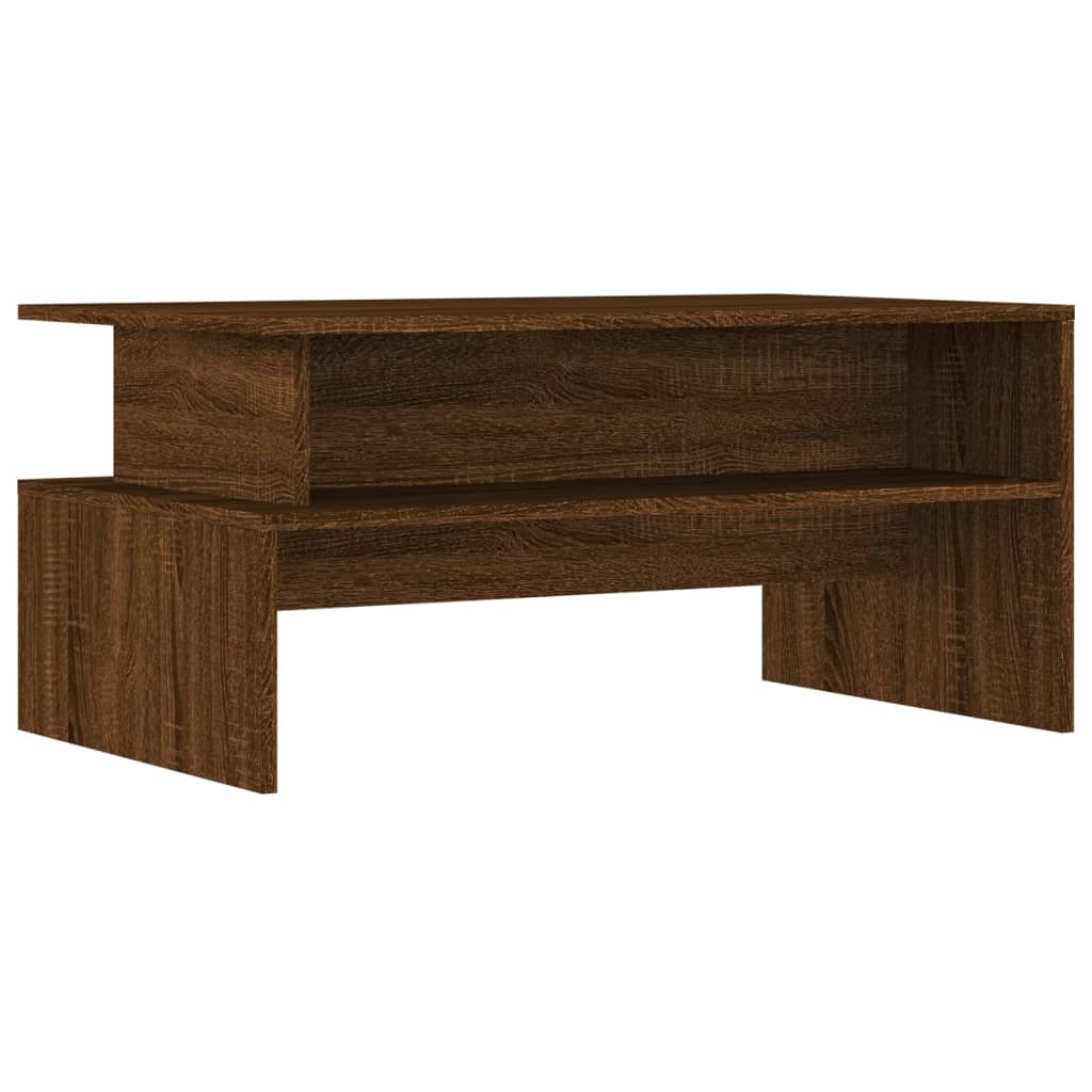 Couchtisch Braun Eichen-Optik 90x55x42,5 cm Holzwerkstoff