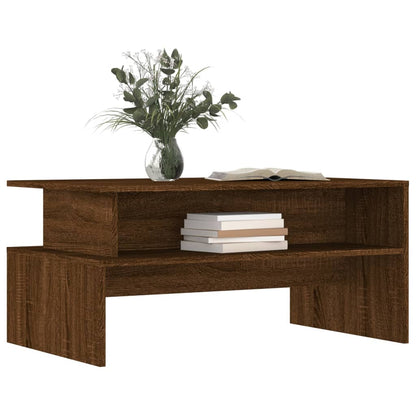 Couchtisch Braun Eichen-Optik 90x55x42,5 cm Holzwerkstoff