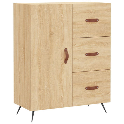 Buffet haut chêne Sonoma 69,5x34x180 cm matériau bois