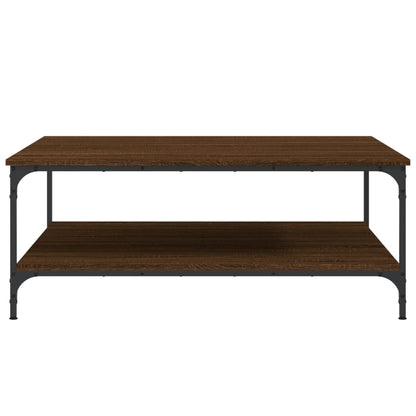 Couchtisch Braun Eichen-Optik 100x100x40 cm Holzwerkstoff