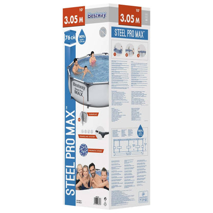 Conjunto de piscina Bestway Steel Pro MAX 305x76 cm