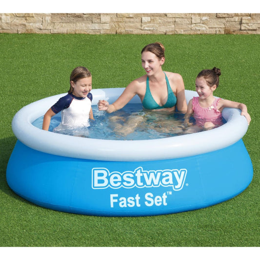 Piscine Gonflable Bestway Fast Set Ronde 183x51 cm Bleue