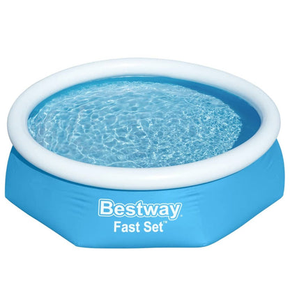 Bestway Piscine Gonflable Ronde Fast Set 244x66 cm 57265