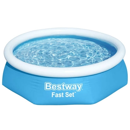 Bestway Piscine Gonflable Ronde Fast Set 244x66 cm 57265