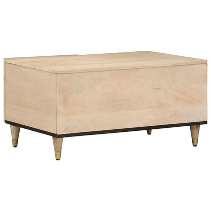 Mesa de centro 80x50x40 cm madera maciza de mango