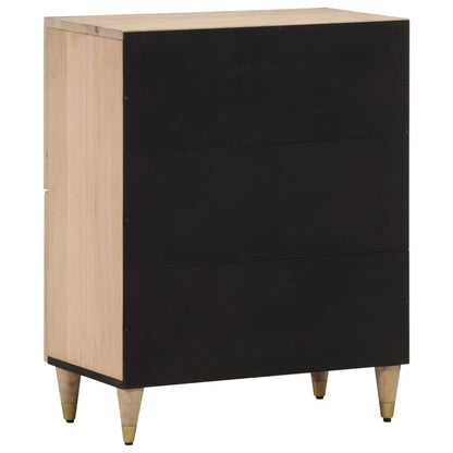 Meuble d'appoint 60x33x75 cm en bois de manguier massif