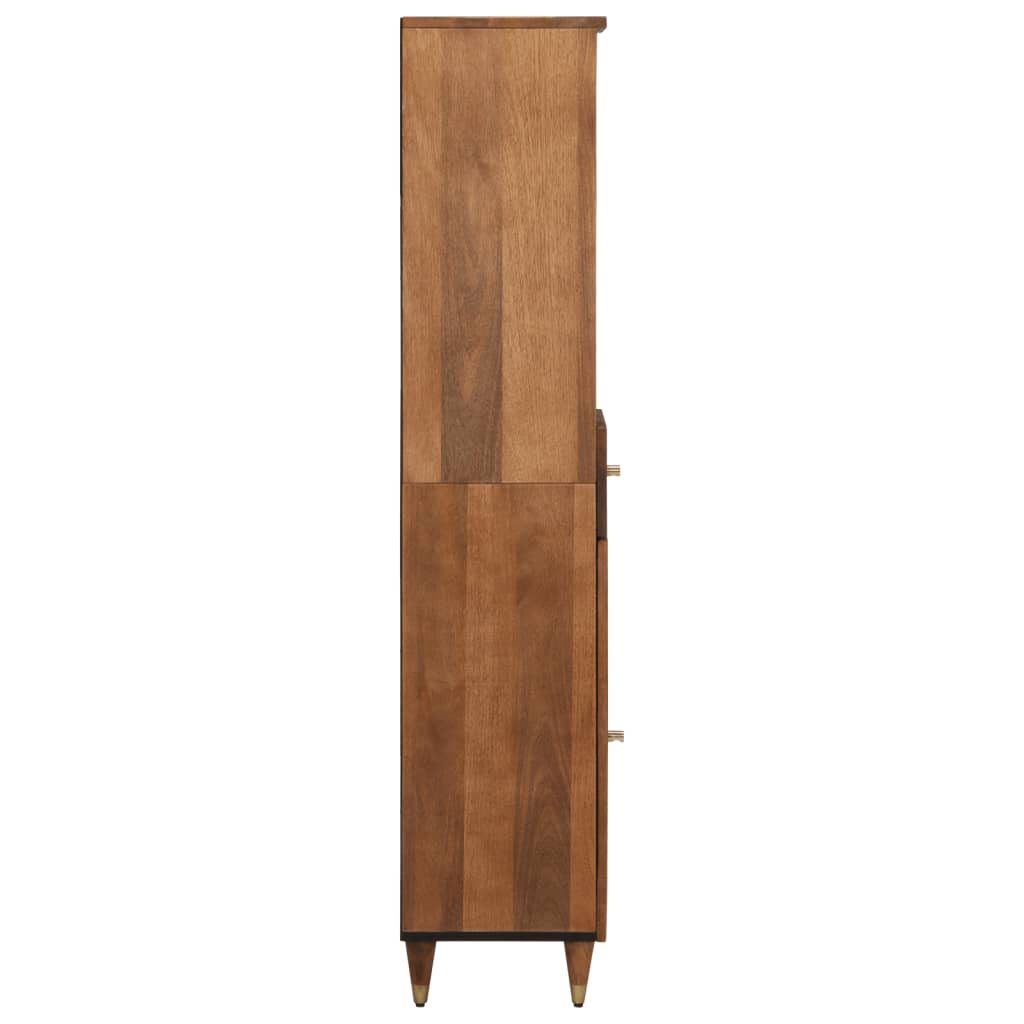 Badschrank 38x33x160 cm Massivholz Mango