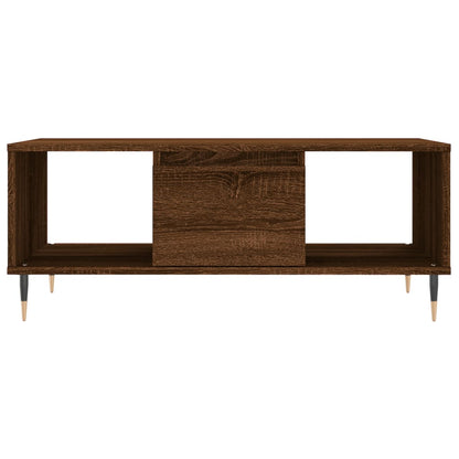 Couchtisch Braun Eichen-Optik 90x50x36,5 cm Holzwerkstoff