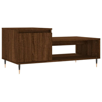 Couchtisch Braun Eichen-Optik 100x50x45 cm Holzwerkstoff