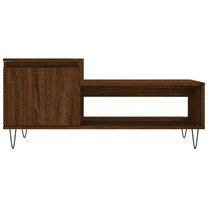 Couchtisch Braun Eichen-Optik 100x50x45 cm Holzwerkstoff