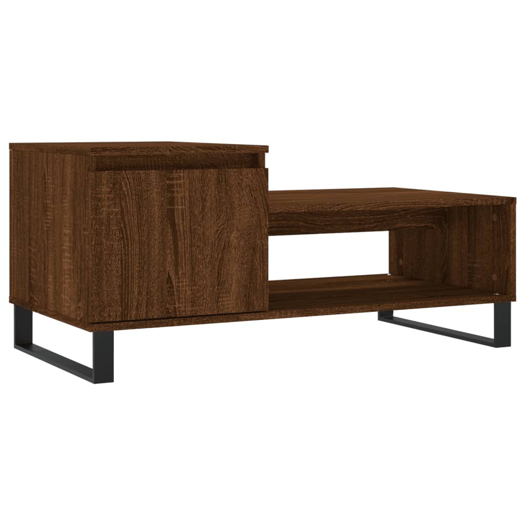 Couchtisch Braun Eichen-Optik 100x50x45 cm Holzwerkstoff