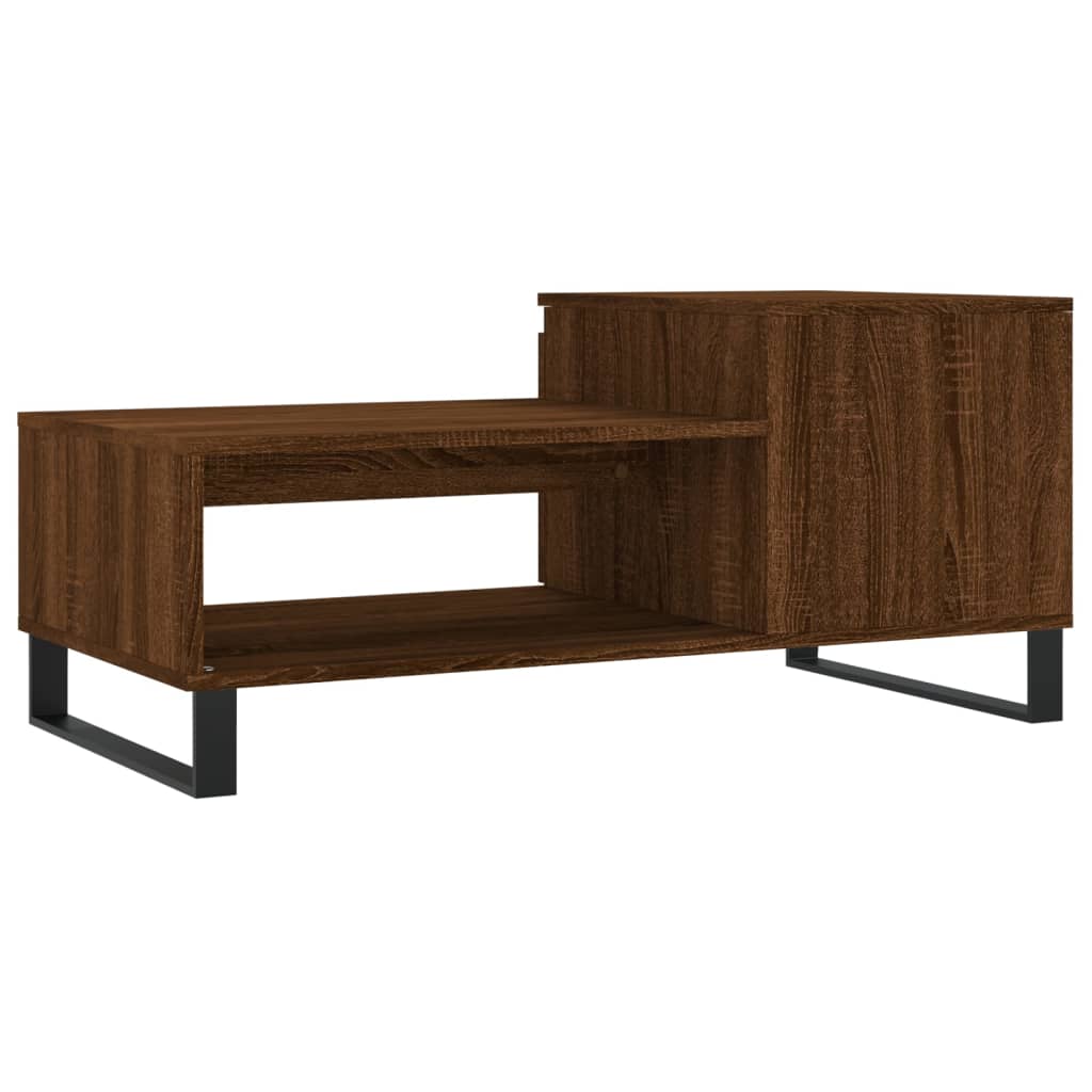 Couchtisch Braun Eichen-Optik 100x50x45 cm Holzwerkstoff