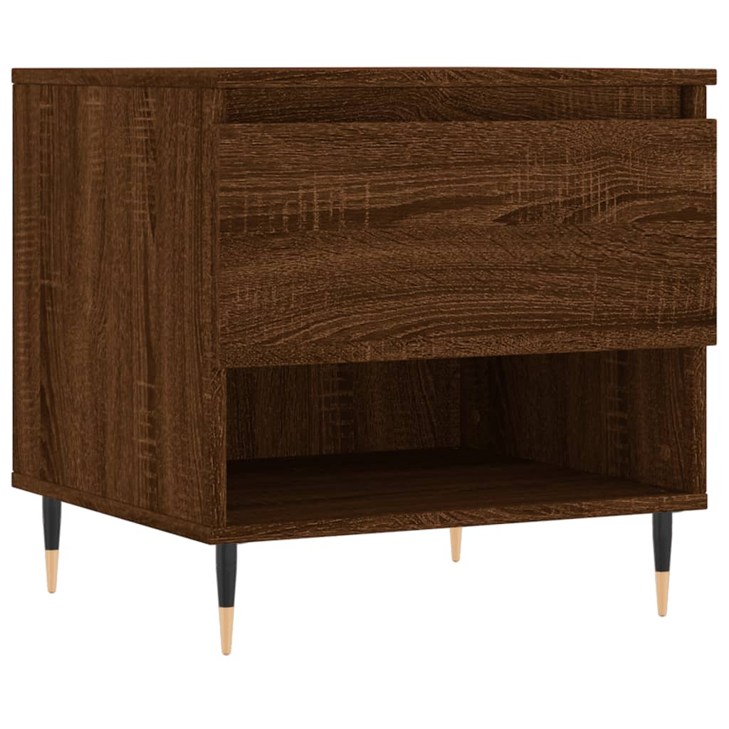 Couchtisch Braun Eichen-Optik 50x46x50 cm Holzwerkstoff