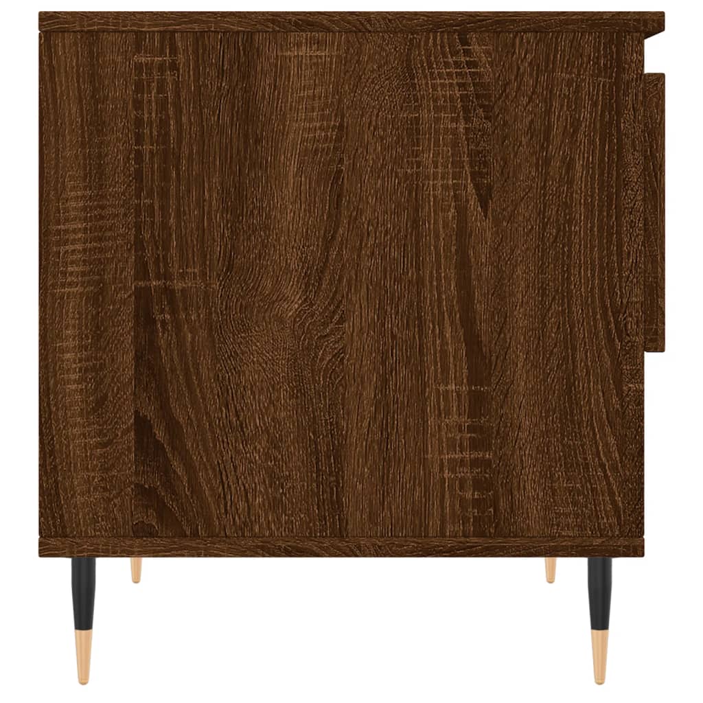 Couchtisch Braun Eichen-Optik 50x46x50 cm Holzwerkstoff