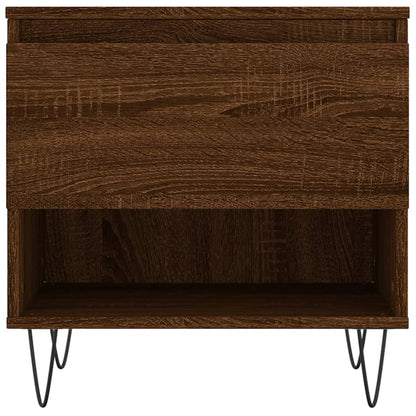 Couchtisch Braun Eichen-Optik 50x46x50 cm Holzwerkstoff