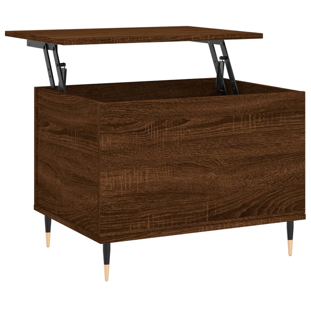 Couchtisch Braun Eichen-Optik 60x44,5x45 cm Holzwerkstoff